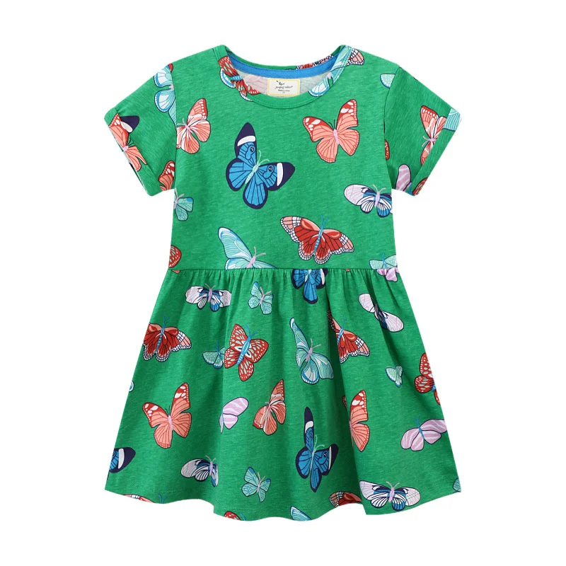 Spritzige Schmetterlings-Prinzessin Mädchenkleider für Partys und Geburtstage – T67304 , 6T