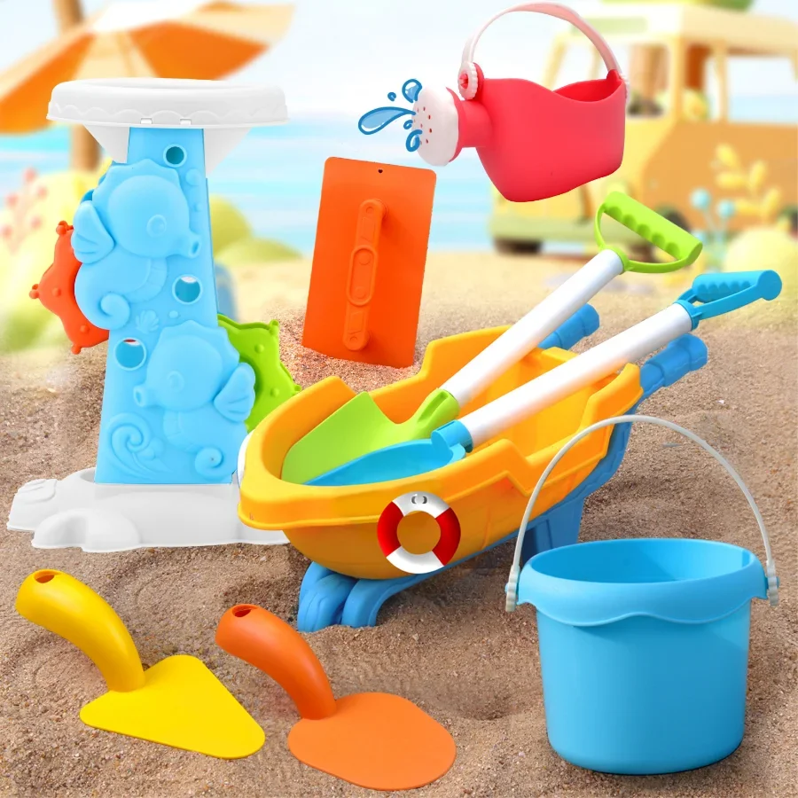 Vielfältiges Strandspielzeug-Set für Kinder mit ATV und Schaufel – Bild 3