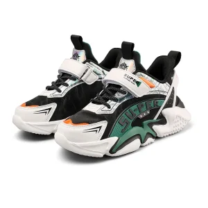 Klassische Jungen Sneaker für alle Jahreszeiten - Schwarz Grün