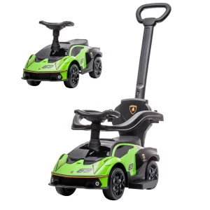 AIYAPLAY 2-in-1 Kinderfahrzeug Lamborghini für die Kleinsten (grün)