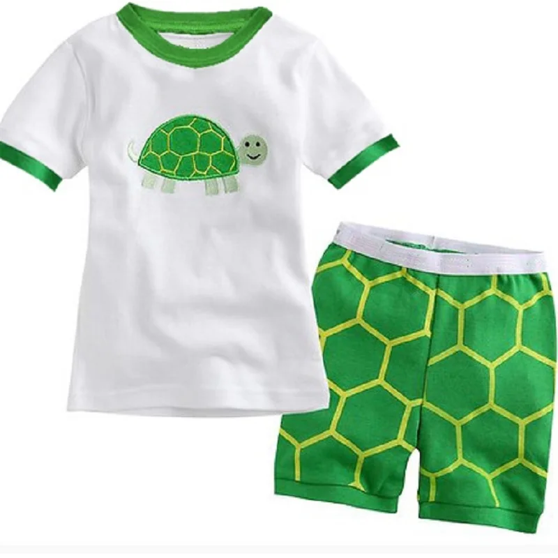 Kreative Baumwoll-Pyjamas mit Bagger für Jungen, Sommerlinun 2-7 Jahre – A5 , 2T