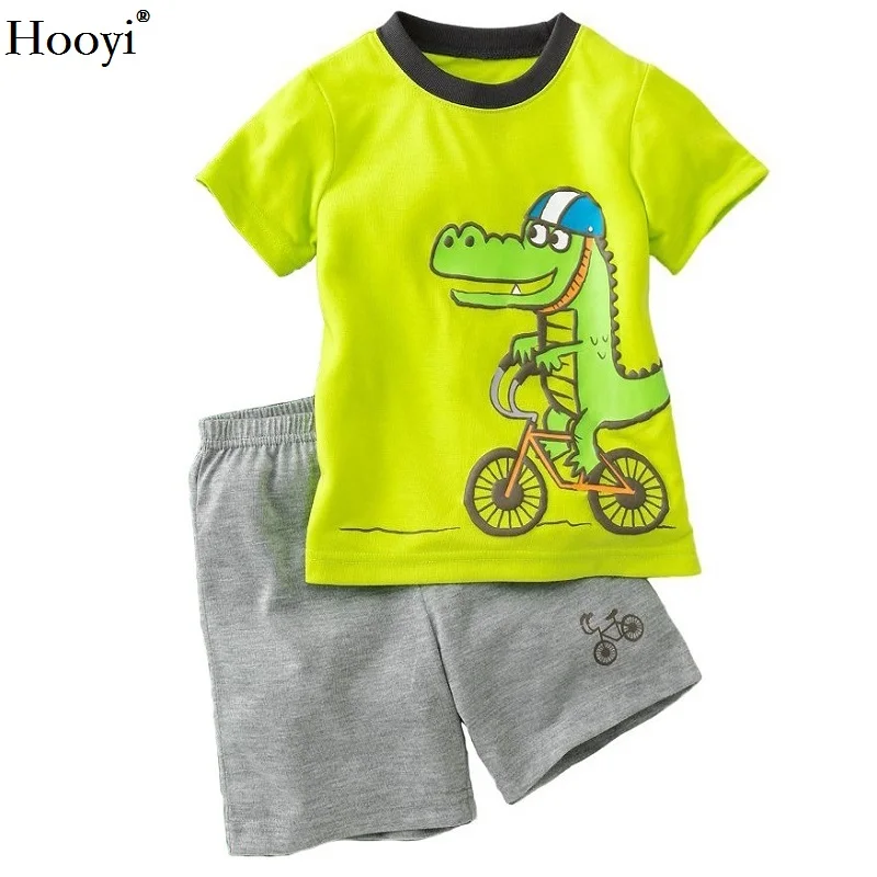 Kreative Baumwoll-Pyjamas mit Bagger für Jungen, Sommerlinun 2-7 Jahre – A2 , 5