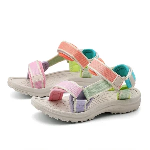 Bequeme Sport-Sandalen für Mädchen - Atmungsaktive Freizeit-Sandalen in Macaron-Farben