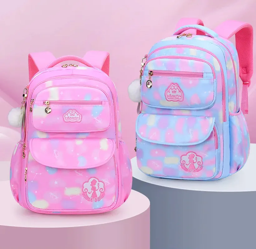 Bezaubernder Rucksack in Rosa für Mädchen – Süßer und wasserdichter Schulbeutel