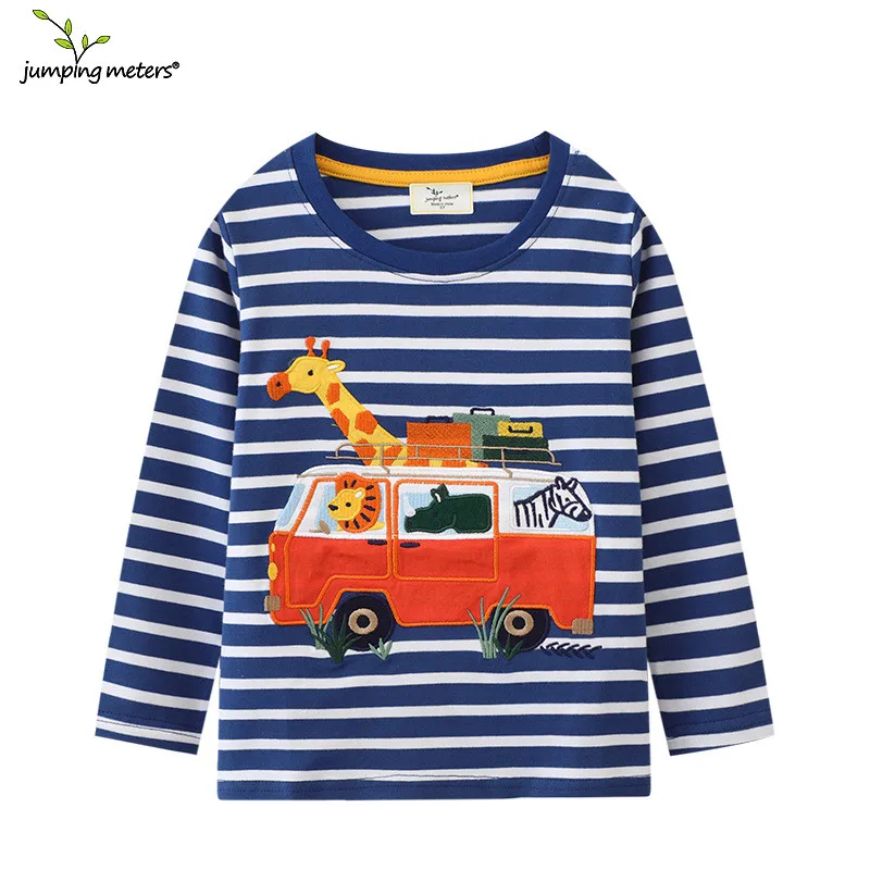 Jumping Meters Striped Animal Long Sleeve T-Shirt für Jungen z.B. 2-7 Jahre – Bild 2