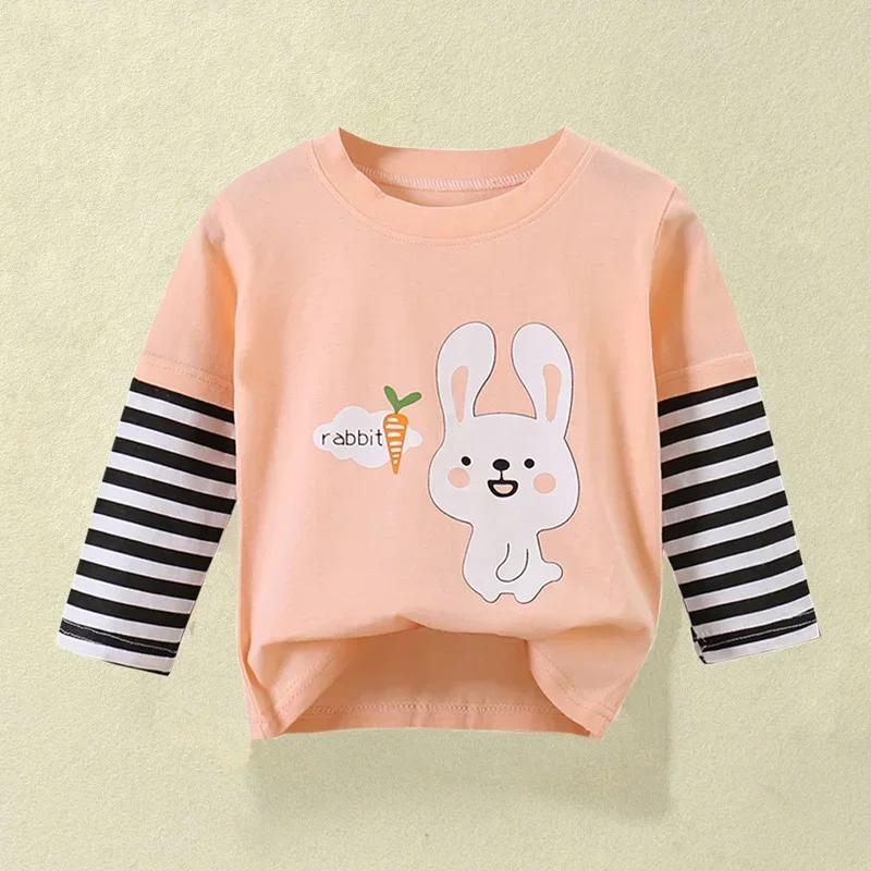 Langarm-T-Shirt für Sommerabende: lustige Baumwolloberteile für kleine Entdecker – Style 6 , 9M