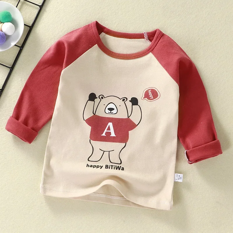 Langarm-T-Shirt für Sommerabende: lustige Baumwolloberteile für kleine Entdecker – Style 10 thick , 8T