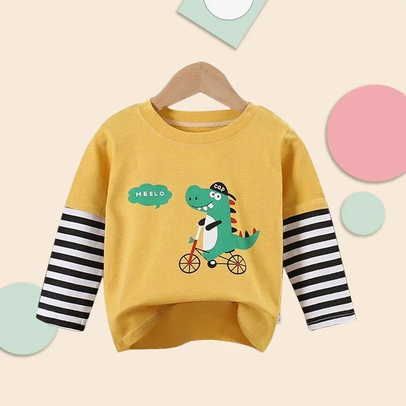 Langarm-T-Shirt für Sommerabende: lustige Baumwolloberteile für kleine Entdecker – Bild 4
