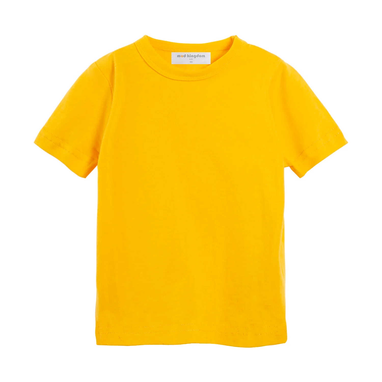 Bunt gestreiftes T-Shirt für Kinder in Regenbogenfarben – Yellow , 2T