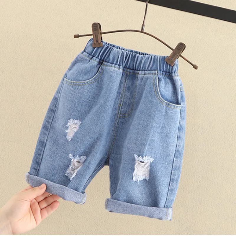 IENENS Jungen Badeshorts aus Jeans für Kinder und Babys – Style 2 , 4-5 Years