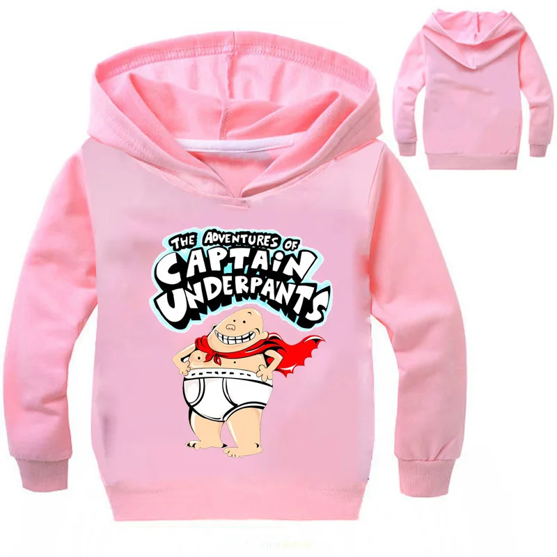 Captain Underpants Hoodie für Kinder von 2 bis 16 Jahren – color 7 , 120cm(kids 4-5Years)