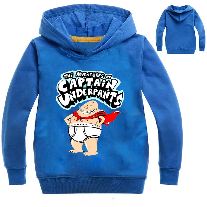 Captain Underpants Hoodie für Kinder von 2 bis 16 Jahren – color 8 , 150(Kids 10-11Years)