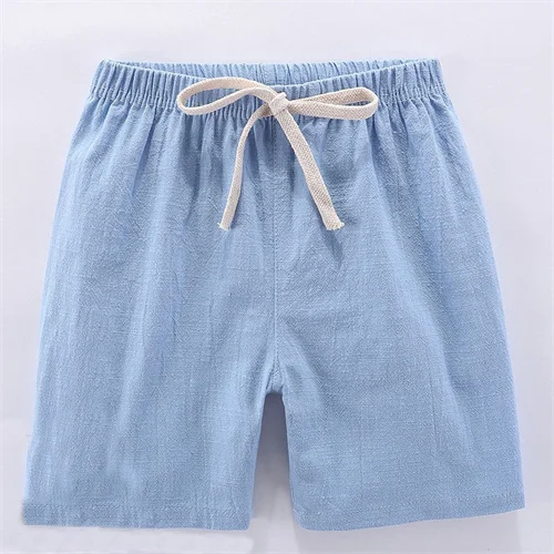 Bequeme Kinder-Badehosen aus Baumwolle für den Sommer – Light Blue , 10T(150)