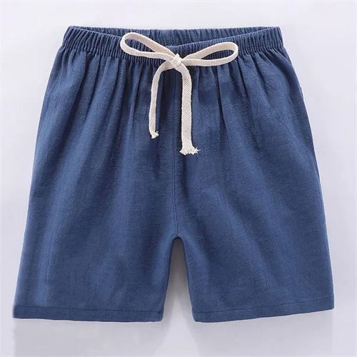 Bequeme Kinder-Badehosen aus Baumwolle für den Sommer – DEEP BLUE , 2-4T(100)
