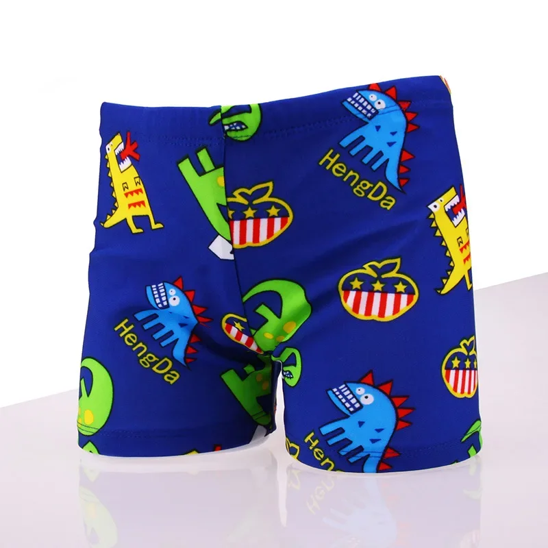 Bunte Cartoon-Schwimmsutd für Jungen mit Badekappe  – Little Monster Pants , XL