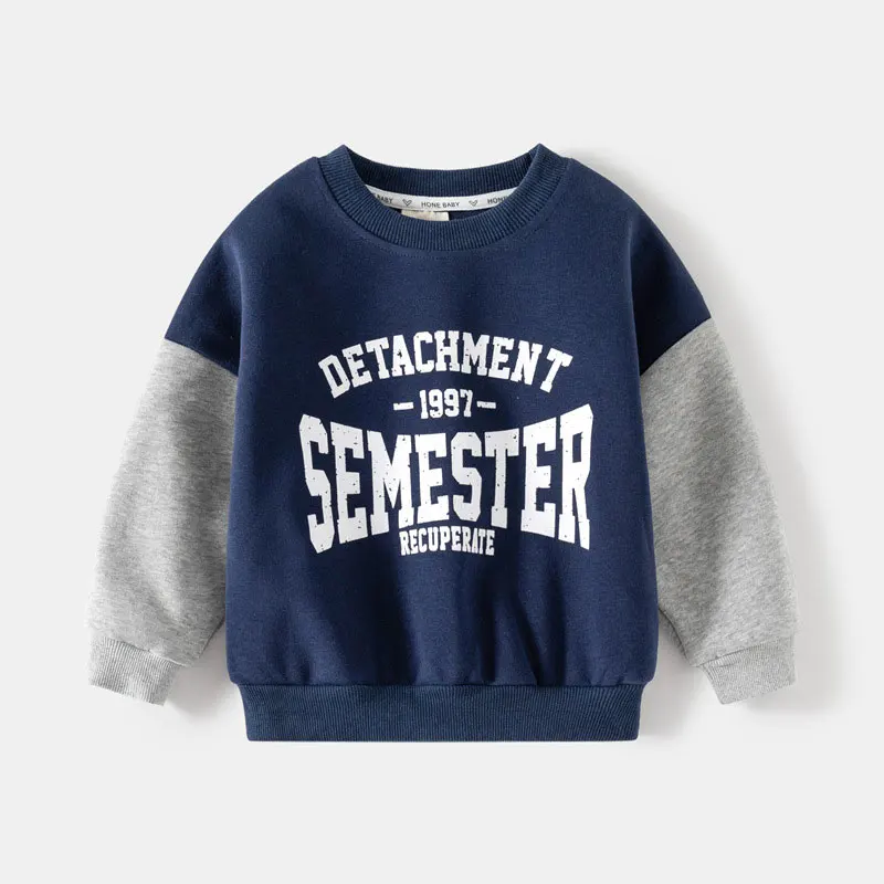 Vielseitiger Herbst-Hoodie für Kinder im Koreanischen Stil – Blue , 2T