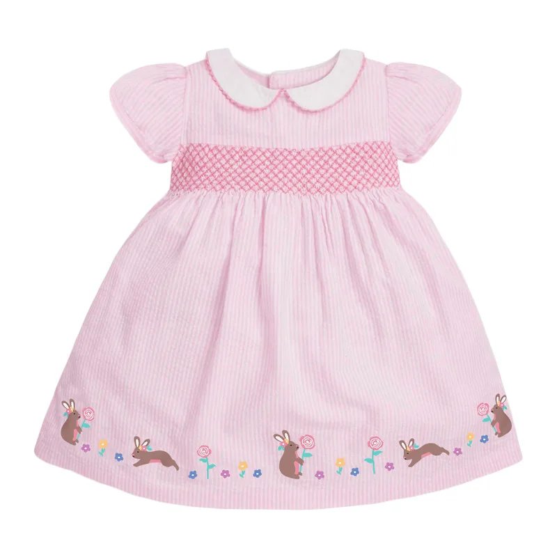 Zauberhaftes Sommerkleid für kleine Mädchen in Pink – S1237 photo , 6Y