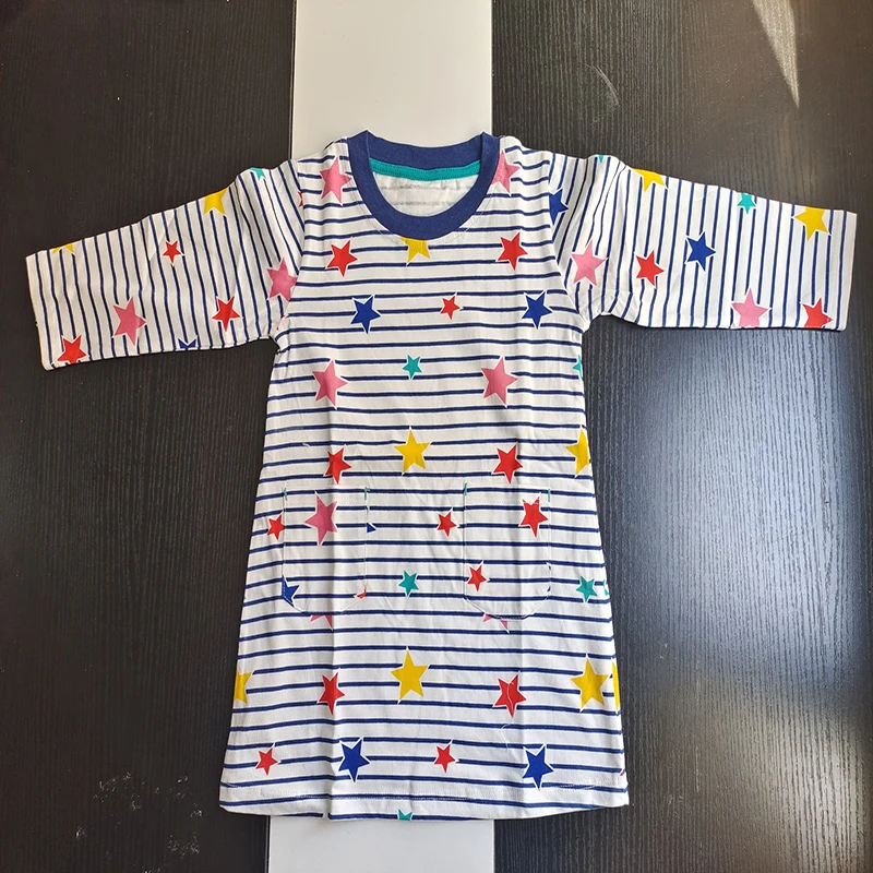 Zauberhafte Baumwollkleider für Mädchen mit Tiermotiven – 1087 , 6T