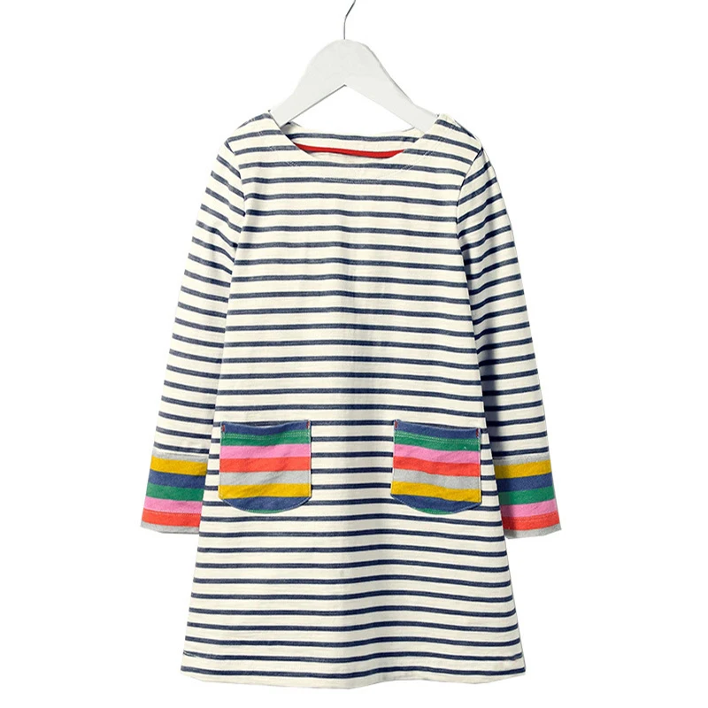 Zauberhafte Baumwollkleider für Mädchen mit Tiermotiven – 1096 , 7T