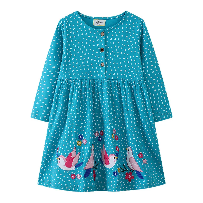 Einhorn Prinzessinnenkleid für Mädchen mit Streifen 2-7T – 6T