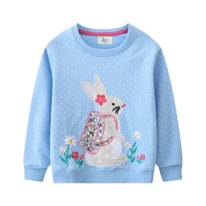 Hübsche Tier-Motive: Sweatshirt für aktive Mädchen