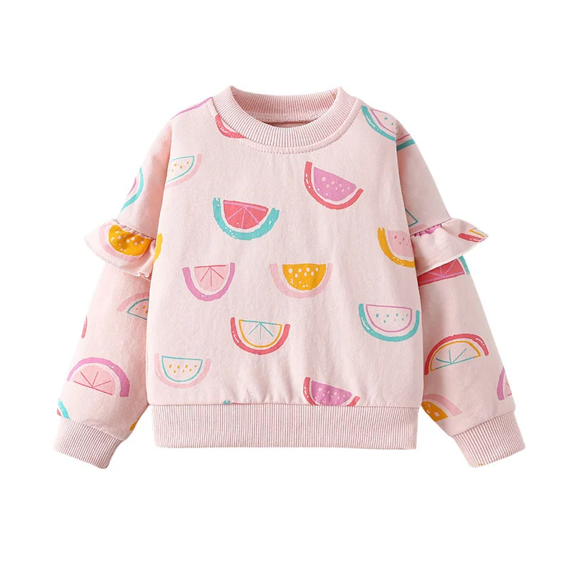 Süßes Melonen Sweatshirt für Mädchen 2-7 Jahre
