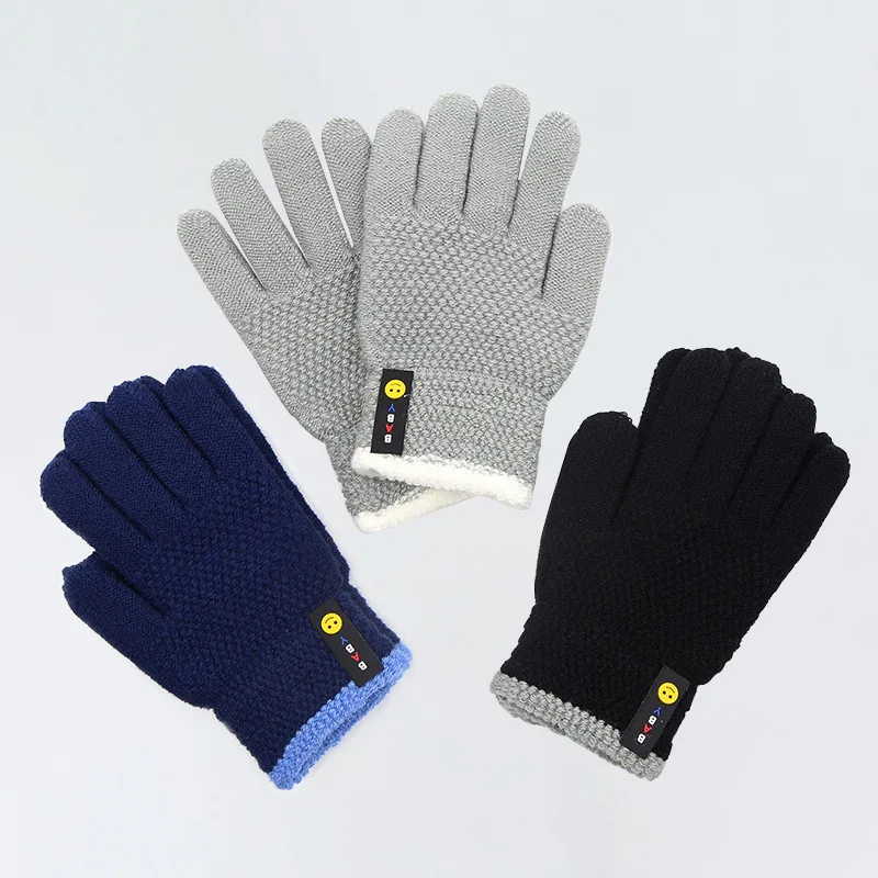 Wrmende gestrickte Handschuhe fr Kinder von 6-10 Jahren - Spiele Max