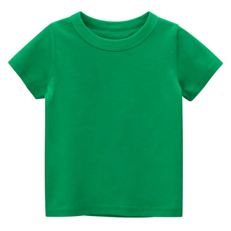 Bequeme Kinder T-Shirts aus Baumwolle für Jungen und Mädchen – green , 1 to 2 Years