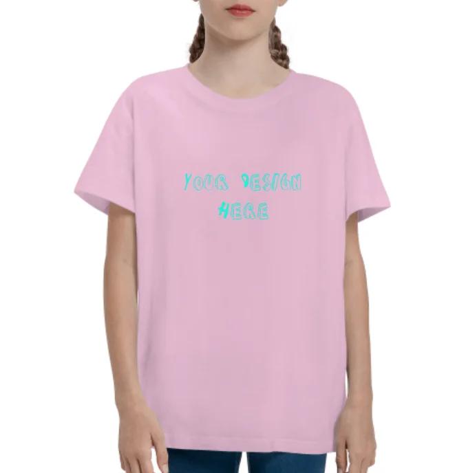 Kreatives Kinder T-Shirt mit Rockband-Design für kleine Musikfans – Pink , K 12
