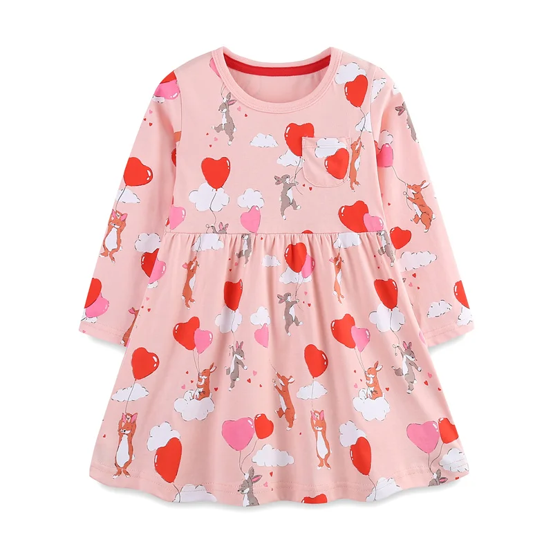 Prinzessin Kleid für Mädchen mit Streifen und Taschen – 5T
