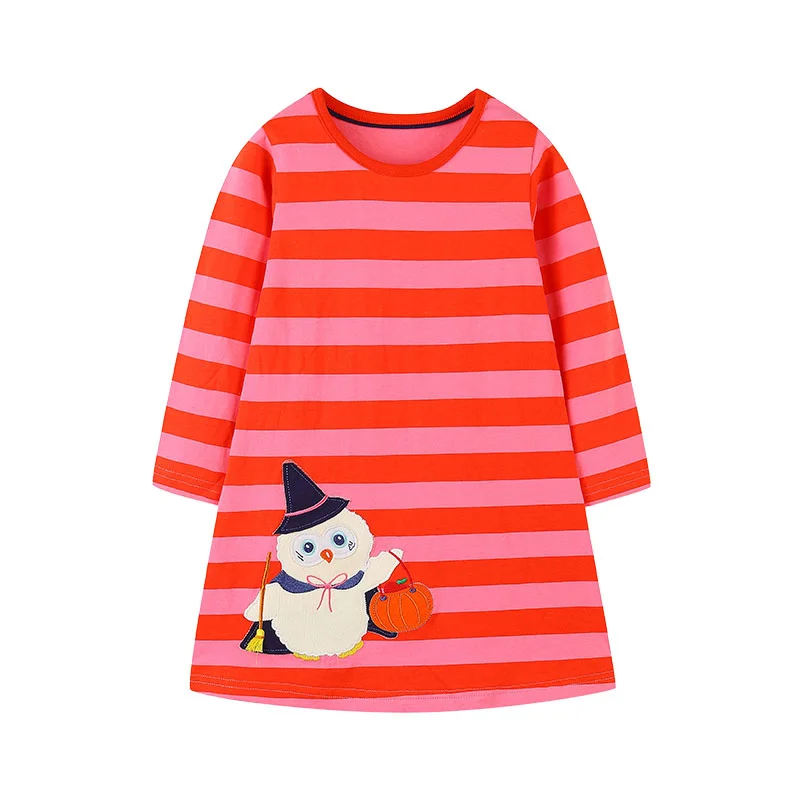 Prinzessin Kleid für Mädchen mit langen Ärmeln und Taschen – 6T