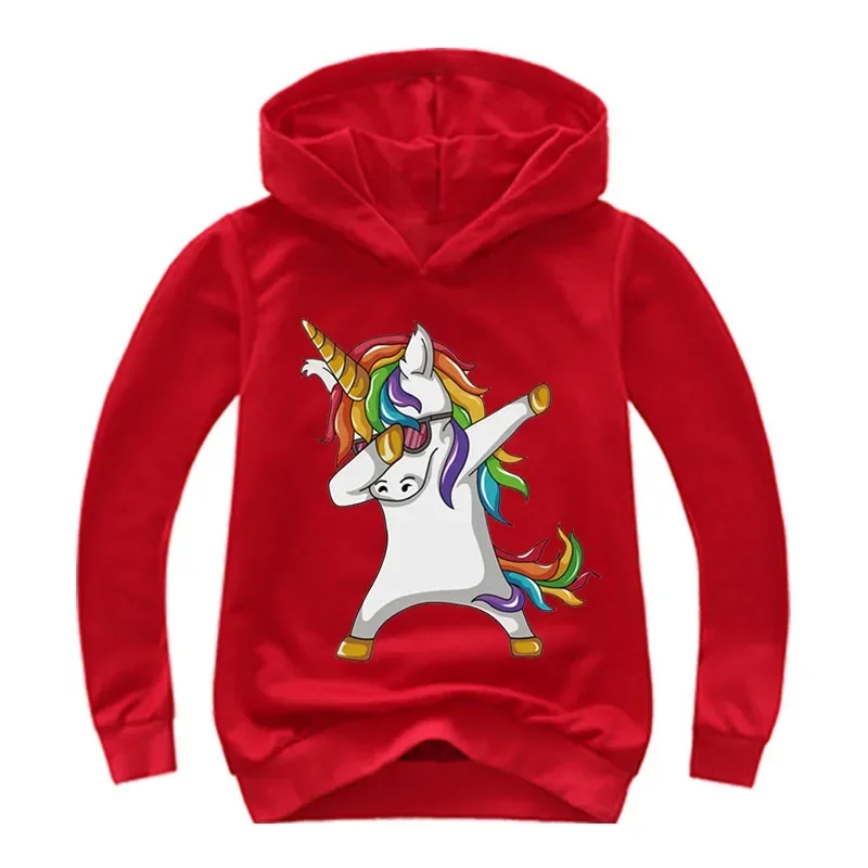 Zauberhafte Einhorn-Hoodie für Kinder 3-12 Jahre – 5 , 130