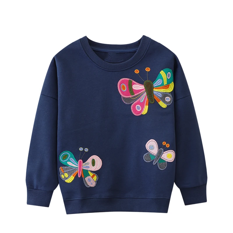 Kuscheliger Baumwoll-Sweatshirt für Mädchen mit Tiermotiven – 3182 photo , 6T