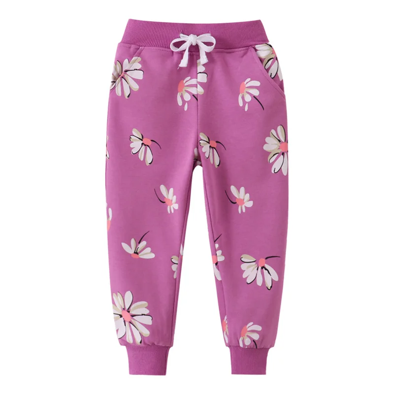 Mädchen Unicorn Jogginghose mit Kordelzug und Blumenmuster