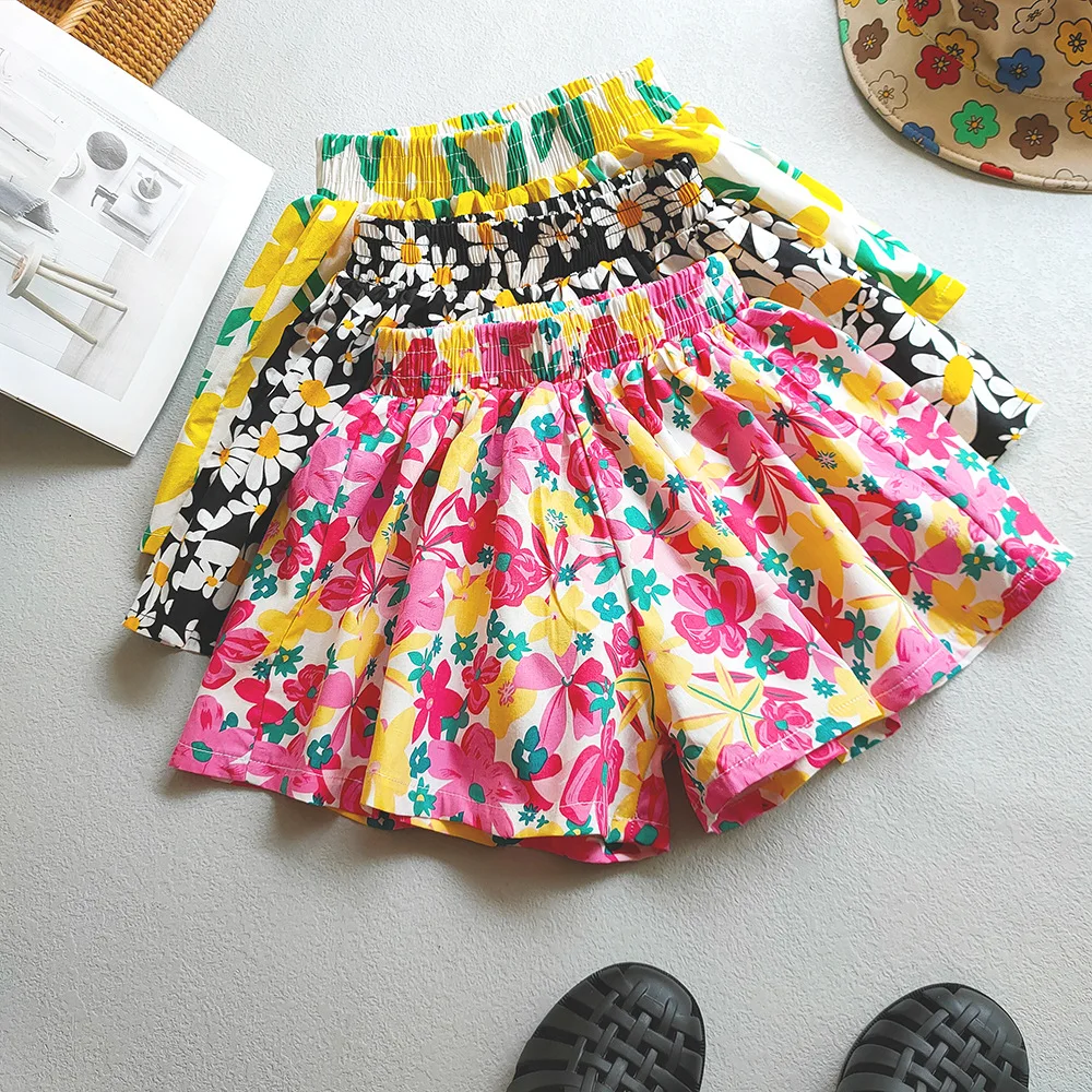 LILIGIRL Sommer Shorts für Mädchen mit Blumenmuster – Bild 6