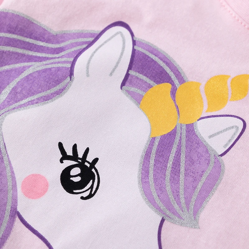 Sommeroutfit für Mädchen mit Tier- und Einhornmotiven – Bild 3