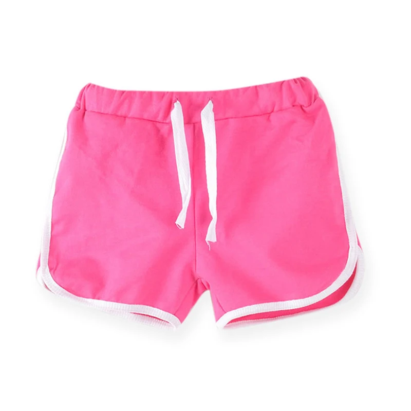 Bunte Sommer Shorts für Kinder von 3 bis 13 Jahren – Rose Red , 130(6-7T)