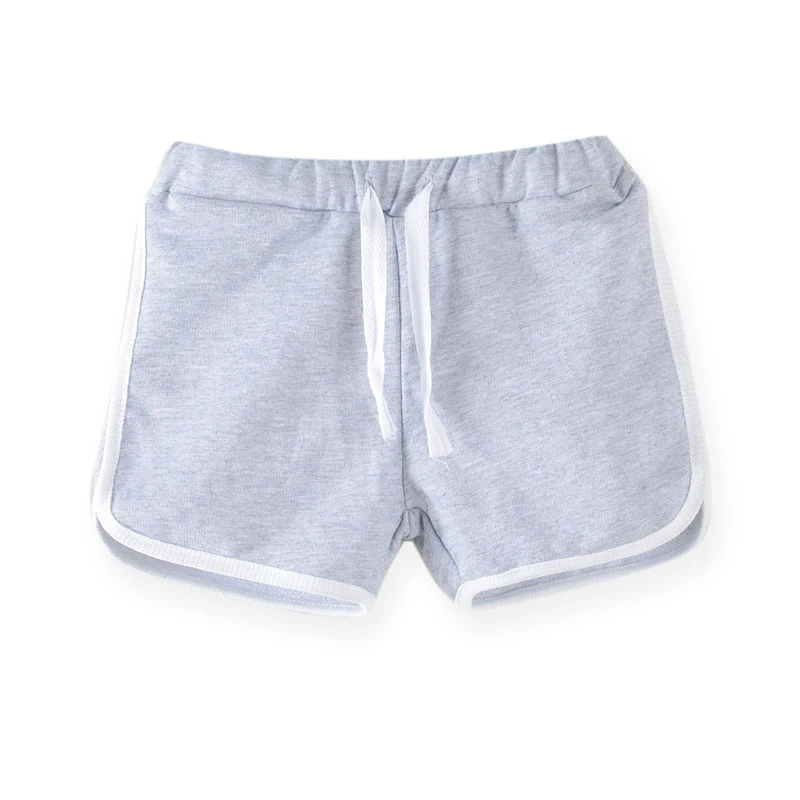 Bunte Sommer Shorts für Kinder von 3 bis 13 Jahren – gray , 130(6-7T)