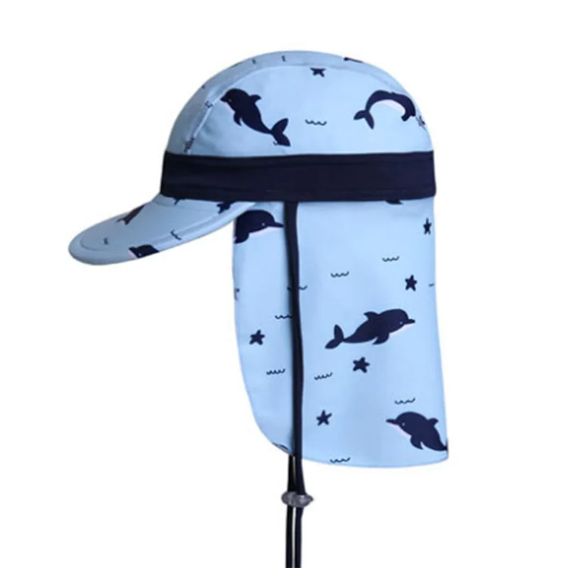 Sonnenschutzmütze für Kinder mit großer Krempe und Ohrenklappen – Color 24