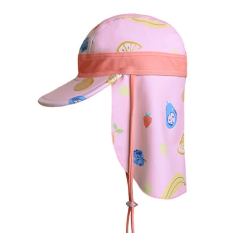 Sonnenschutzmütze für Kinder mit großer Krempe und Ohrenklappen – Color 23