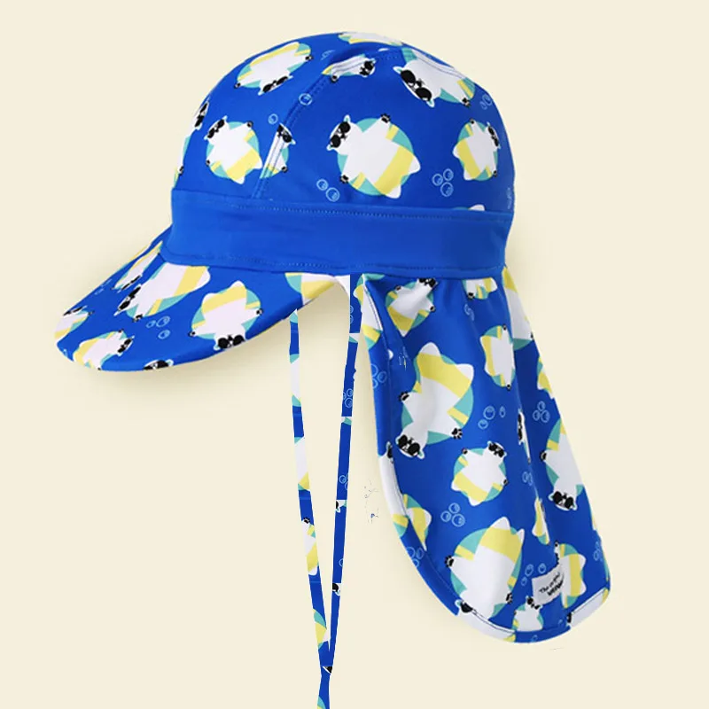 Sonnenschutzmütze für Kinder mit großer Krempe und Ohrenklappen – color 6