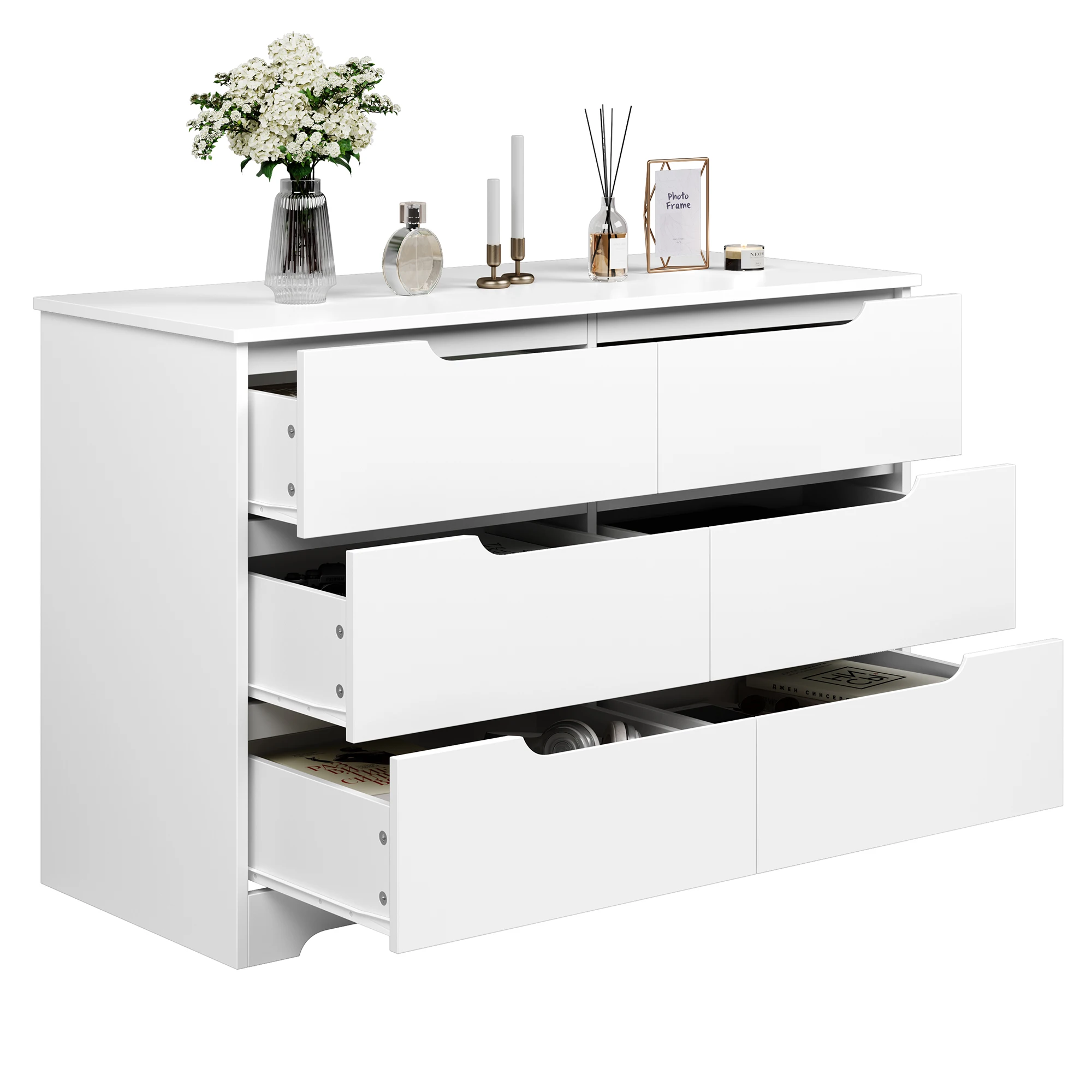 Elegante Kommode mit 6 Schubladen für jedes Zimmer – Bild 3