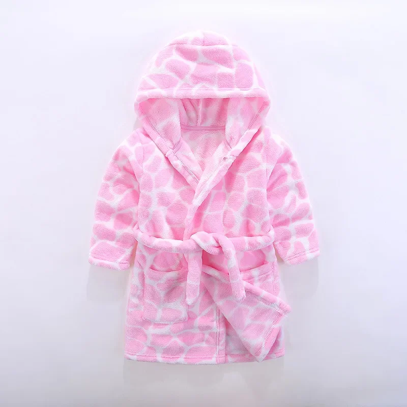 Niedlicher Langarm-Bademantel für Kinder im Panda-Design – 021 , 3T