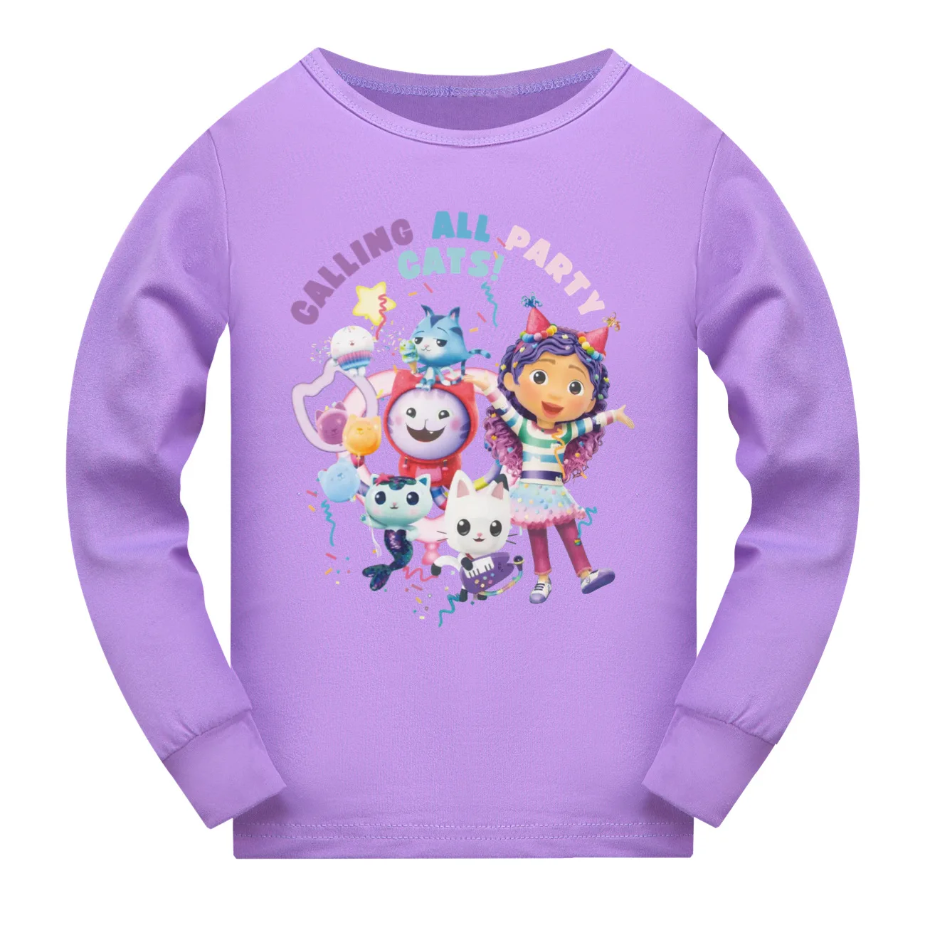 Gabi Pijama Mädchen Schlafanzugset mit Langarmoberteil und Hose – COLRO 8 , 120cm(Kids 5-6Years)