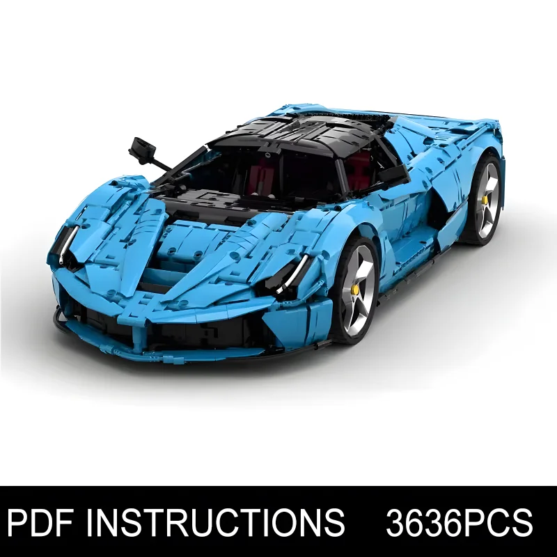 MOC SP3 Technisches Super-Sportwagen Modellbau-Set für Kinder – No Original Box-175