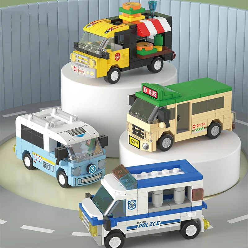 Kreative Bau- und Spielset für Kinder mit Fahrzeugen – Bild 3