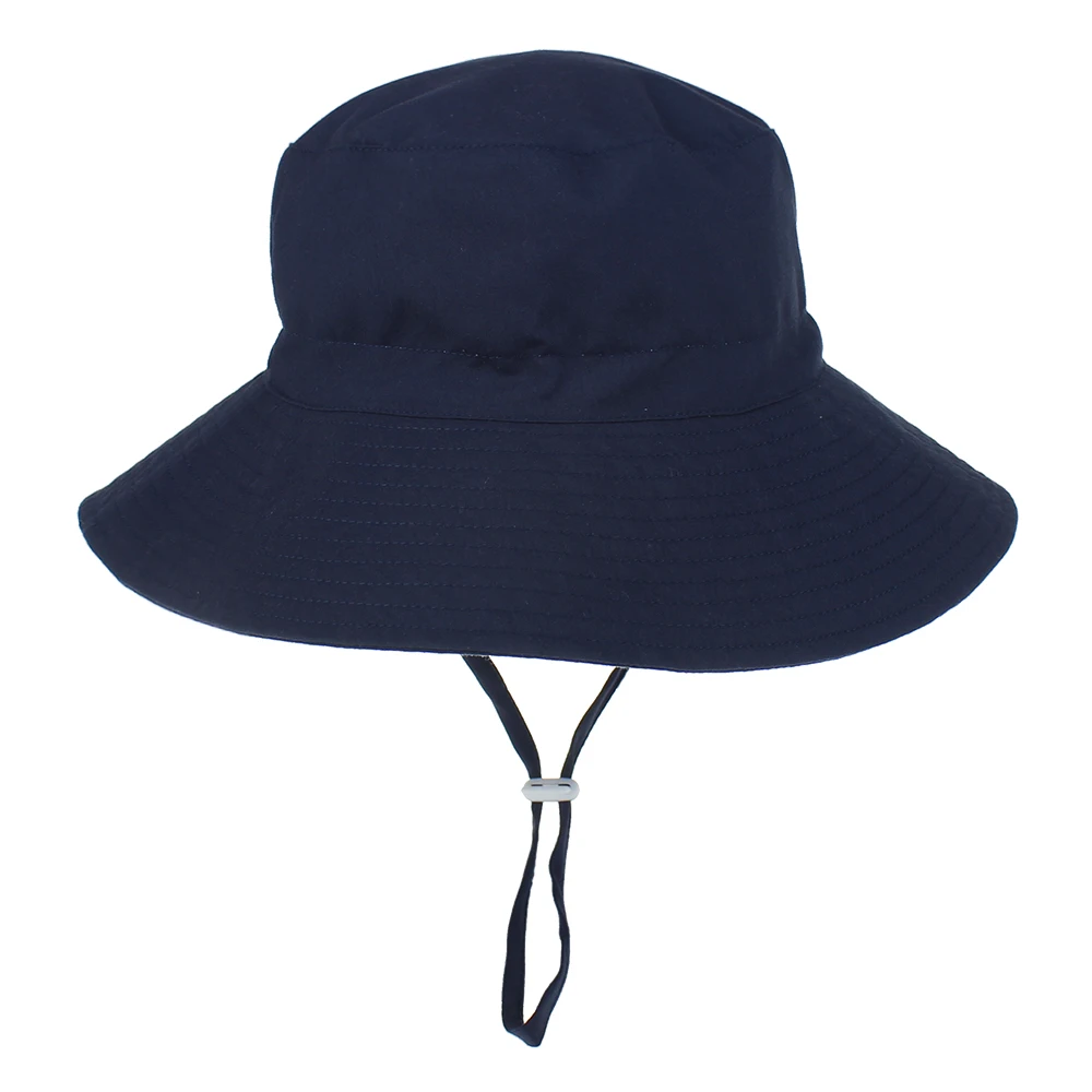 Sommersonnenhut für Kleinkinder mit UV-Schutz und Ohrenabdeckung – Navy Blue , 0 to 3 years