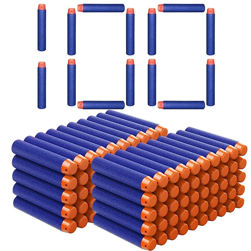 TISNERF 1000er-Set Schaumstoff-Pfeile für Nerf Blaster Spielzeug – 100PCS