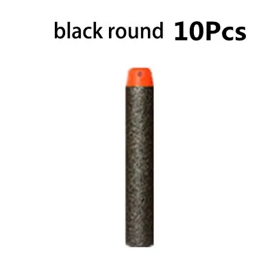Lustige Nachfüllkugeln für Nerf-Spielzeugpistolen – 100 Stück – 10 Pcs-black round