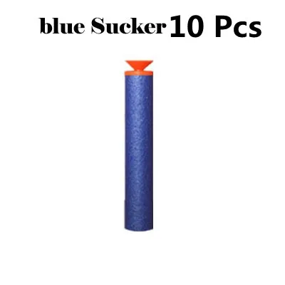 Lustige Nachfüllkugeln für Nerf-Spielzeugpistolen – 100 Stück – 10 Pcs-blue sucker